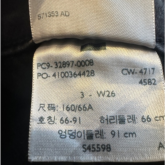 Denizen by Levi’s girls black low rise jegging size 3 (26) - Picture 3 of 5